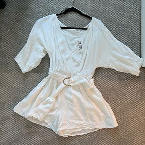 12th Tribe White Romper
